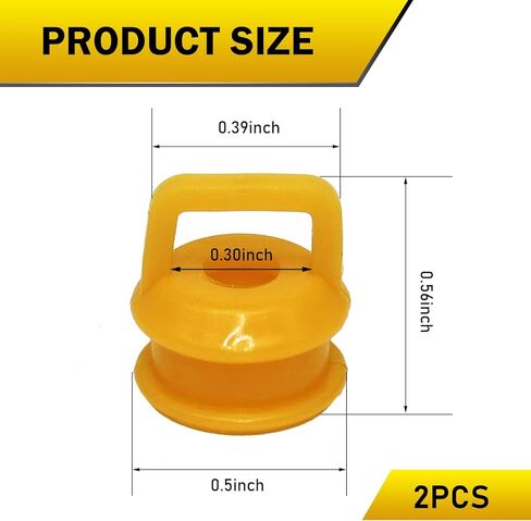 2 PCS Car Gearbox Shift Cable Bushing Repair Kit, Transmission Shifting Linkage Repair Bushings, OEM #15276979 15823112 25933609 259333609, Compatible with Buick GMC Ram Dodge (Orange) in Kuwait