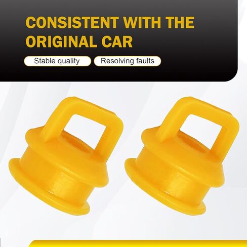 2 PCS Car Gearbox Shift Cable Bushing Repair Kit, Transmission Shifting Linkage Repair Bushings, OEM #15276979 15823112 25933609 259333609, Compatible with Buick GMC Ram Dodge (Orange) in Kuwait