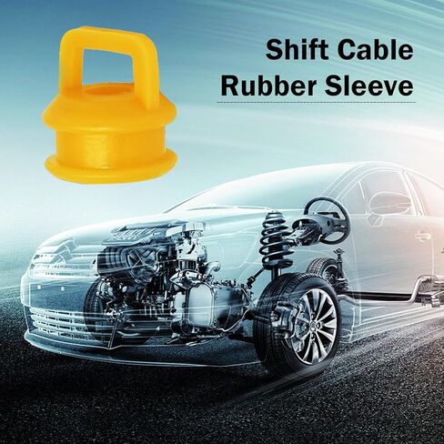 2 PCS Car Gearbox Shift Cable Bushing Repair Kit, Transmission Shifting Linkage Repair Bushings, OEM #15276979 15823112 25933609 259333609, Compatible with Buick GMC Ram Dodge (Orange) in Kuwait