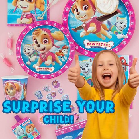 Unique Paw Patrol Girl Party Decorations | Banner And Table Cover Set | Officially Licensed | Jointed Banner And Plastic Table Cover | Birthday Decor For Kids, Easy Setup, Photo Backdrops in Kuwait