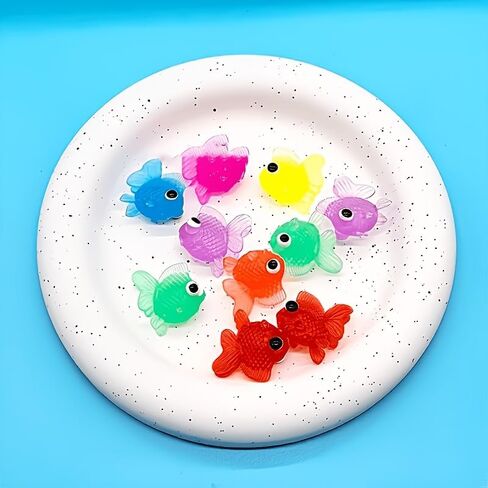 10-Pack Children's Party Gift Set – Toy Fish Floating Goldfish, Indoor & Outdoor Water Game Supplies, Summer & Winter Party Decorations, School & Birthday Favor in Kuwait