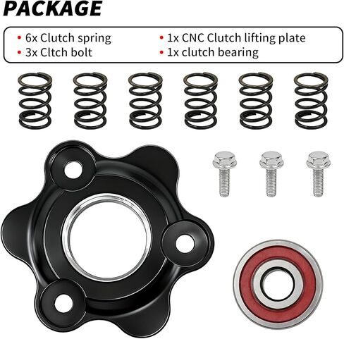 Clutch Lifter Plates Billet CNC & Spring Kit for Honda Grom MSX 125/ABS Monkey Z125M/ABS OEM# 223610-KPG-TOO in Kuwait