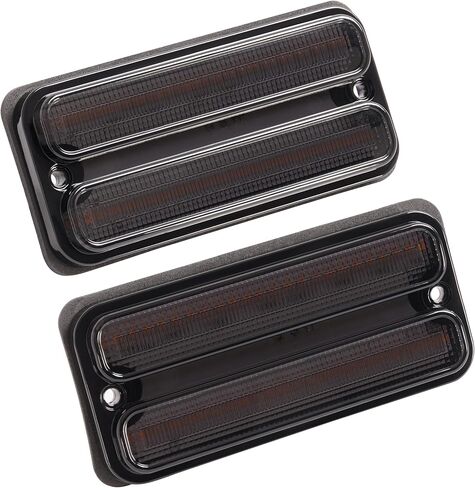 ALMULOO Side Marker Lights Compatible with 1967-1972 Chevy Chevrolet C10 C20 K10 Blazer GMC C15 C1500 K15 K1500 Pickup Suburban G10 G20 Van LED Lamp Smoke Lens in Kuwait
