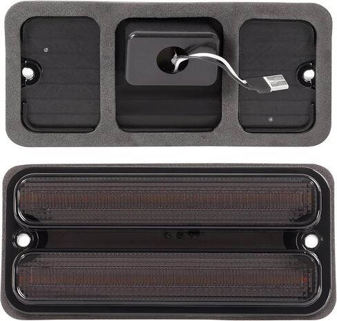 ALMULOO Side Marker Lights Compatible with 1967-1972 Chevy Chevrolet C10 C20 K10 Blazer GMC C15 C1500 K15 K1500 Pickup Suburban G10 G20 Van LED Lamp Smoke Lens in Kuwait