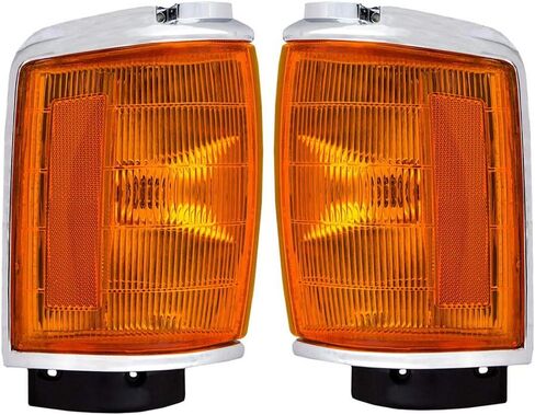 EPIC LIGHTING Parking Side Marker Signal Lights Lens and Housing Assembly Compatible with Toyota 1984-1986 Pickup 4Runner Left + Right Side Pair in Kuwait