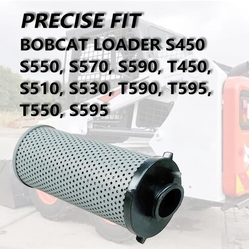 7414581 7024037 Hydraulic Oil Filter Suitable for Bobcat T450 T550 T590 T595 S450 S510 S530 S550 S570 S590 S595 in Kuwait