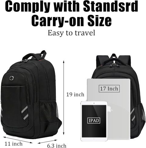 Travel Backpack Personal Item Carry On 20L Backpack Flight Approved Luggage Bag Large & Lightweight Shoulder Bag Mochila de Viaje Fit For Work Travel Sport Hiking College in Saudi Arabia