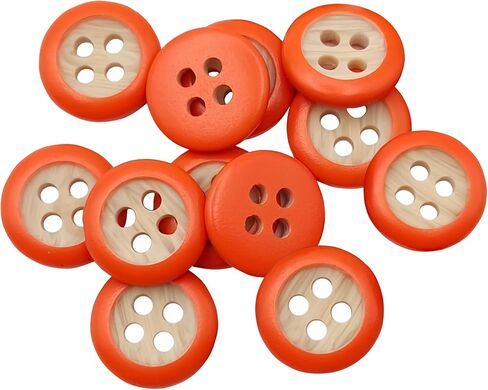 12 Pcs Pearl Buttons for Shirt 0.35 inch White Buttons for Sewing 2-Hole 14L Round Plastic Sew on Heavy Duty Bulk Ideal for Dress Skirt Pants Uniform Craft DIY Project Decor in Kuwait