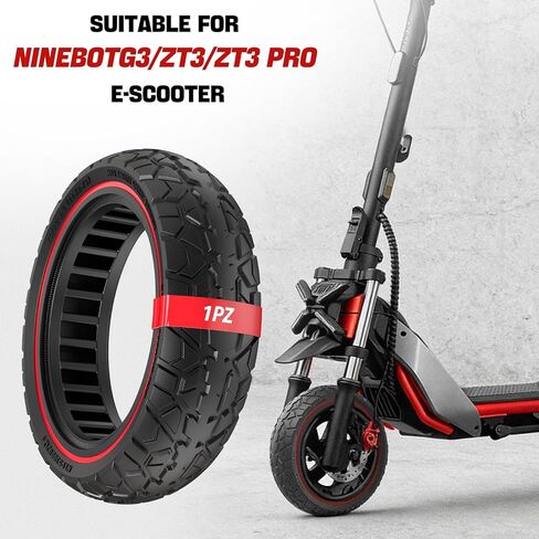 1PZ 70/60-7.5 Off-road Solid Tire 11 inch Scooter Tubeless Solid Tire Replacement for Ninebot Max G3 ZT3 ZT3 Pro Electric Scooter in Kuwait
