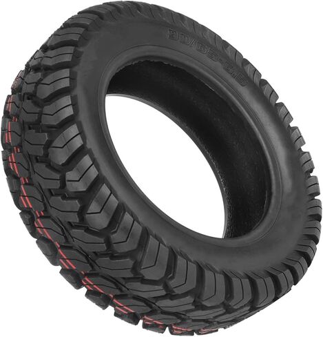 11 Inch 90/65-6.5 Rubber Vacuum Tire for Dualtron Ultra and 11X Electric Scooters, Off-Road Grip, Lightweight, Wear-Resistant, Replacement Accessory in Black in Kuwait