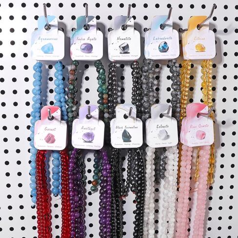 60pcs 6mm Natural Black Tourmaline Gemstone Beads Healing Crystal Round Loose Stone Beads for Jewelry Making, Crystal Stone Beads for Bracelets Necklace Earrings Making in Saudi Arabia