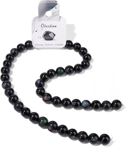 60pcs 6mm Natural Black Tourmaline Gemstone Beads Healing Crystal Round Loose Stone Beads for Jewelry Making, Crystal Stone Beads for Bracelets Necklace Earrings Making in Saudi Arabia