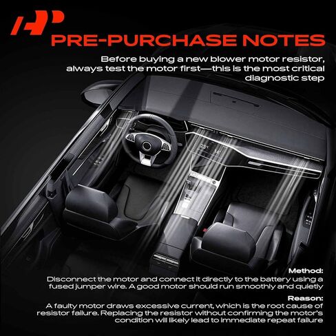 A-Premium Front HVAC Blower Motor Resistor Compatible with Mercedes-Benz Sprinter 2500 2010-2018, Sprinter 3500 2010-2018 & Dodge Sprinter 2500 2003-2006, Sprinter 3500 2003-2006 in Kuwait