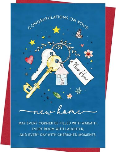 To Anyone Starting a New Chapter, Touching Congratulations on Your New Home Message Card,Warm Housewarming Surprise in Kuwait