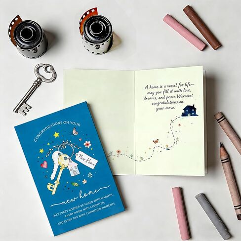 To Anyone Starting a New Chapter, Touching Congratulations on Your New Home Message Card,Warm Housewarming Surprise in Kuwait