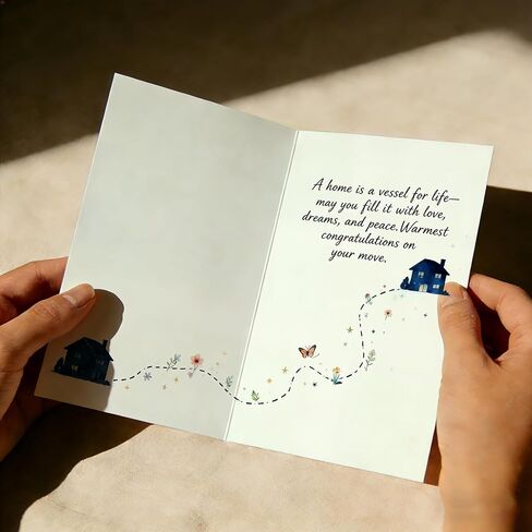 To Anyone Starting a New Chapter, Touching Congratulations on Your New Home Message Card,Warm Housewarming Surprise in Kuwait