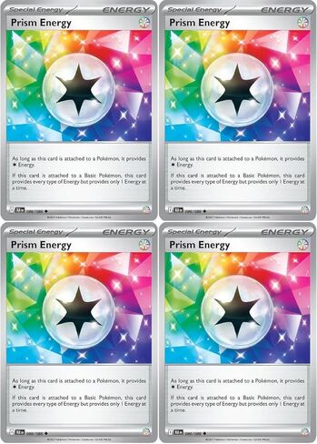 Prism Energy 086/086 - Black Bolt - Pokemon x4 Special Energy Card Lot - Playset in Kuwait