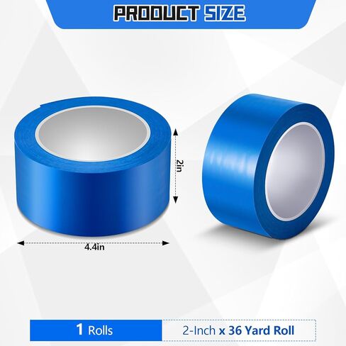 MotiMind 12 Rolls Screen Printing Blocking Tape, 2 x 36yds Graphic Production Blue Tape Solvent and Water Resistant for Screen Printing in Saudi Arabia