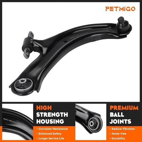 Front Lower Control Arms w/Ball Joints Replacement Suspension Kit for Nissan Sentra 2007-2012 Driver & Passenger Side K620373 K620374 (2PCS) in Kuwait