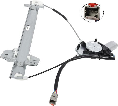Front Left Driver Side Power Window Regulator w/Motor Electric Compatible with Element 2003-2010 748-131 72250SCVA03 in Saudi Arabia
