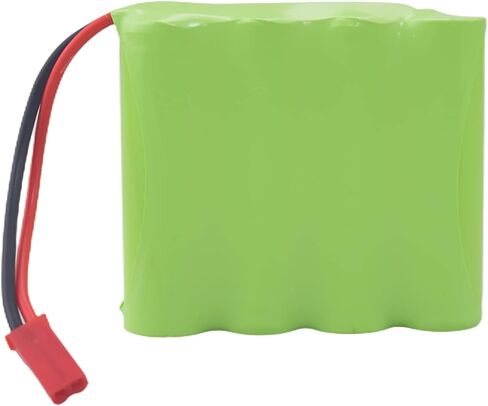 حزمة بطارية Sea Jump 2PCS AA 4.8V 2800mah RC مع قابس JST-2P وكابل شحن USB مناسب للألعاب الكهربائية RC والحفارات والشاحنات والمركبات الهندسية وبطاريات شحن مركبات RC in Kuwait