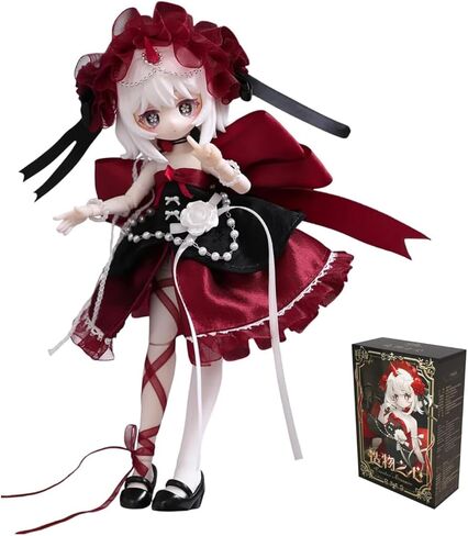 صندوق CALEMBOU BJD Blind Box، 1/12 Meki Creators Essence Series 16 سم دمية مفصلية كروية، دمية لطيفة مع مفاصل، مجموعة شخصيات الحركة لعيد الميلاد وعيد الميلاد in Kuwait