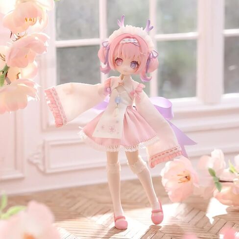 صندوق CALEMBOU BJD Blind Box، 1/12 Meki Creators Essence Series 16 سم دمية مفصلية كروية، دمية لطيفة مع مفاصل، مجموعة شخصيات الحركة لعيد الميلاد وعيد الميلاد in Kuwait