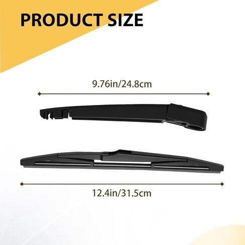 85118764 Rear Window Wiper Blade with Arm and Gloves, Replacement for GMC Terrain 2022-2023, Replacement for Chevrolet Equinox 2022-2023, Replaces 85118765 in Kuwait