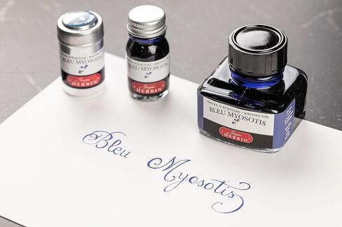 Herbin HB13015 الحبر التقليدي (لأقلام النافورة ، الأقلام الزجاجية ، والأقلام الخاطئة) ، 1.0 Fl Oz (30 مل) ، "منسي العشب الأزرق" المصنوع في فرنسا in Kuwait