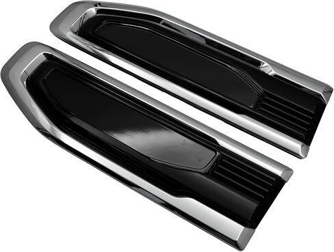 مجموعة زوج 5.3L V8 Fender Vent Emblem Badge Kit استبدال لـ 2019-2024 Sierra GM Fender 85160715 86532094 1500 (فضي أحمر) in Kuwait