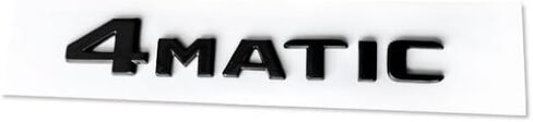 سيارة ثلاثية الأبعاد 4MATIC ABS حرف شعار استبدال شارة السيارة الشارات شعار الجذع الديكور شعار تعديل صالح لمرسيدس بنز (الفضة) in Kuwait