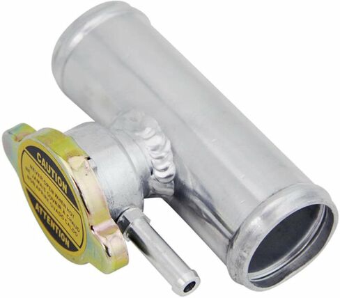 38mm OD 1-1/2" Aluminum In-Line Radiator Hose Connector Filler Neck with 1.1 Bar Cap in Saudi Arabia