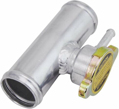 38mm OD 1-1/2" Aluminum In-Line Radiator Hose Connector Filler Neck with 1.1 Bar Cap in Saudi Arabia