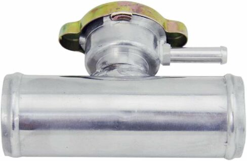 38mm OD 1-1/2" Aluminum In-Line Radiator Hose Connector Filler Neck with 1.1 Bar Cap in Saudi Arabia