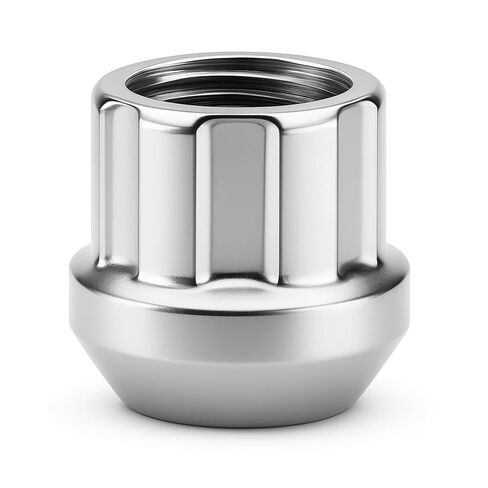 24 Open End Spline Drive 7/16" Chrome Lug Nut for Chevy 6 Lug 1/2 T Truck Blazer Jimmy 71-91 in Kuwait