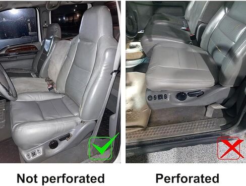 غطاء مقعد بديل من الجلد للسائق والراكب من Priprilod متوافق مع Ford F250 F350 Super Duty Lariat 2002 2003 2004 2005 2006 2007 in Kuwait