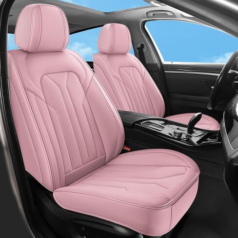 Car Seat Covers Full Set,5 Seat Leather Seat Covers for Cars,Beige Front Seats and Back Seat Cover,Waterproof Car Seat Cushion Protectors,Universal Fit for Most Cars SUV Trucks in Kuwait
