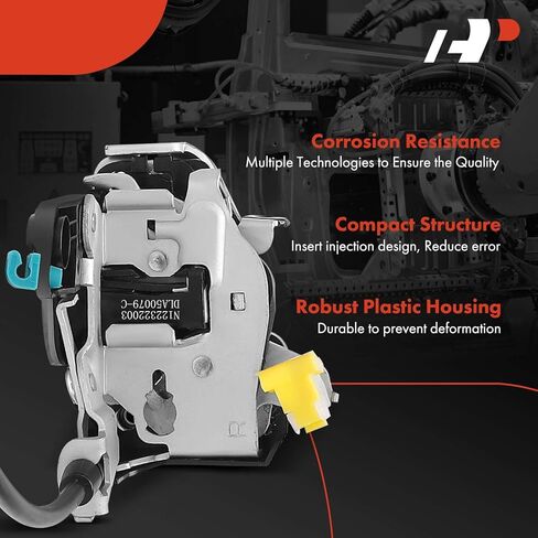 A-Premium Front Right Passenger Side Door Lock Latch Assembly Compatible with Ford E-150/E-250 2005-2014, E-350 Super Duty 2005-2019 in Kuwait