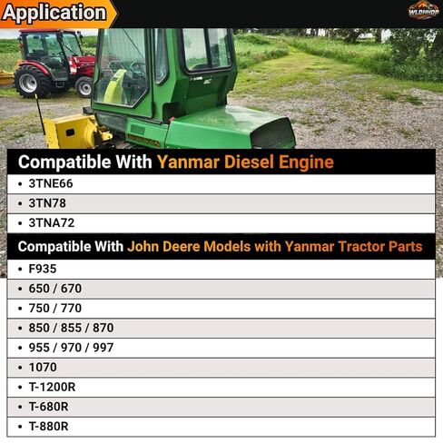 119209-77010 12V 1.4KW Starter Motor Fit for Yanmar Diesel Engine 3TNE66 3TN78 3TNA72 for John Deere Tractor F935 650 670 750 770 850 855 870 955 970 997 1070 T-1200R T-680R T-880R # 124520-77010 in Saudi Arabia