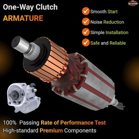 119209-77010 12V 1.4KW Starter Motor Fit for Yanmar Diesel Engine 3TNE66 3TN78 3TNA72 for John Deere Tractor F935 650 670 750 770 850 855 870 955 970 997 1070 T-1200R T-680R T-880R # 124520-77010 in Saudi Arabia
