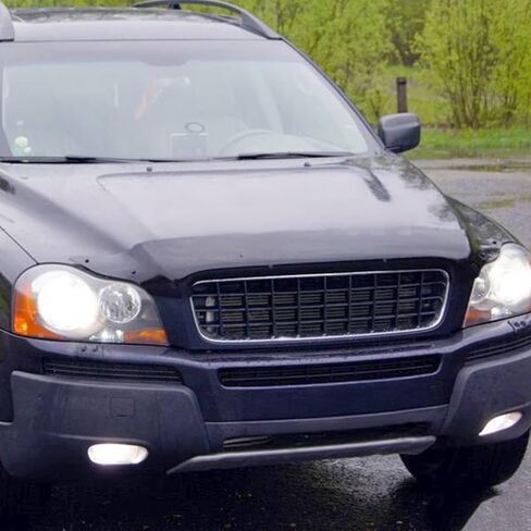 OMAC Front Bug Shield Hood Deflector Guard for Volvo XC90 2003-2006 Black Smoke in Kuwait