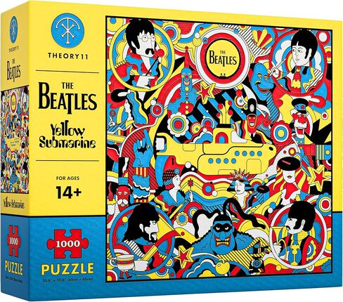 theory11 Beatles Yellow Submarine 1000 Piece Jigsaw Puzzle | Officially Licensed Beatles Merchandise | Premium Collector's Edition | Inspired by 1968 Animated Film | Interactive Online Experience in Kuwait