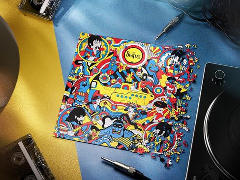 theory11 Beatles Yellow Submarine 1000 Piece Jigsaw Puzzle | Officially Licensed Beatles Merchandise | Premium Collector's Edition | Inspired by 1968 Animated Film | Interactive Online Experience in Kuwait