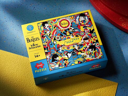 theory11 Beatles Yellow Submarine 1000 Piece Jigsaw Puzzle | Officially Licensed Beatles Merchandise | Premium Collector's Edition | Inspired by 1968 Animated Film | Interactive Online Experience in Kuwait