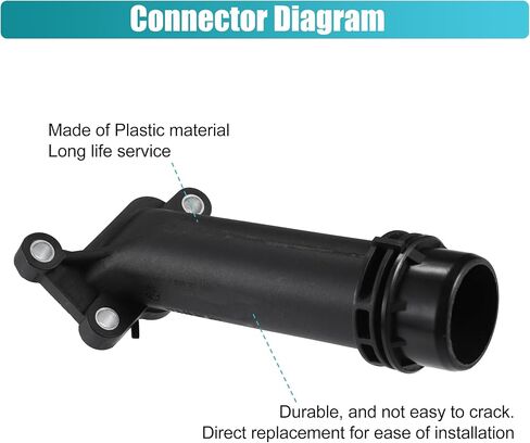 uxcell Engine Coolant Hose Connector for BMW E90 E91 E92 E93 X1 X3 X4 X5 F10 F20 F30 E71 MINI No.11127810707 in Kuwait