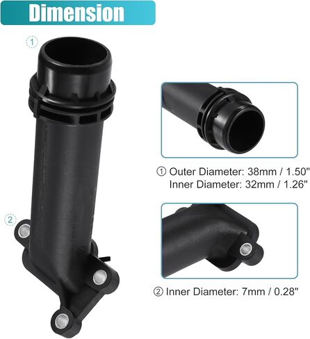 uxcell Engine Coolant Hose Connector for BMW E90 E91 E92 E93 X1 X3 X4 X5 F10 F20 F30 E71 MINI No.11127810707 in Kuwait
