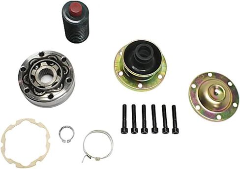 KarParts360 For Jeep Grand Cherokee 1999 2000 2001 2002 2003 2004 Driveshaft CV Joints Front And Rear | Pair | 25 Tooth | 3.40 In. Bolt Circle Diameter | 0.35 In. Bolt Diameter | SK932302, SK932301 in Kuwait
