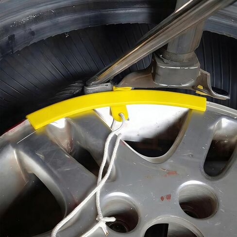 5Pcs Rim Protector Tire Changing Tire Machine Rim Protectors Motorcycle Wheel Guards Wheel Saver Rims Saver for Changing Tires Rims Guard Tires Changer, Yellow in Kuwait