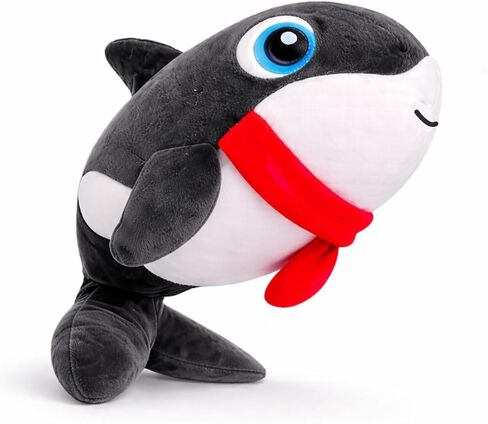 Cute Orca Stuffed Animal Plush – Super Soft & Huggable Killer Whale Toy, Realistic Ocean Animal Plush for Kids & Adults, 14.5 Inches in Kuwait