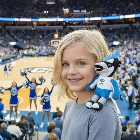 Creighton University Billy Bluejay Wearable Shoulder Plush 6 Inch by ACM Plush – Magnetic Mascot Plush Toy, Soft Polyester Stuffed Animal in Kuwait